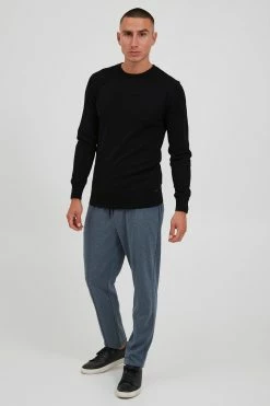 Indicode Jeans Crewneck Truien Trui BADAN Heren Zwart -Indicode Jeans Verkoop 2023 fea14005076cf6be0f13571b257a4dbe