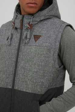 Indicode Jeans Bodywarmers Bodywarmer LECTER Heren Grijs -Indicode Jeans Verkoop 2023 ff1073471c4baf936e59bf9fdf779a5b