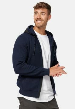 Indicode Jeans Sweatvesten Met Capuchon Sweatvest Heren Marine -Indicode Jeans Verkoop 2023 ff82d85eaaebe393e16db0037a6d27fb