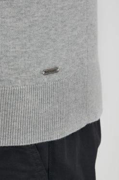 Indicode Jeans Crewneck Truien Trui BADAN Heren Grijs -Indicode Jeans Verkoop 2023 ffeecd3fc0cd308d132327ab1ea58970